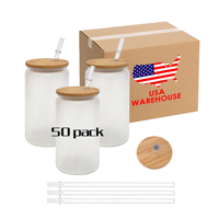 Verres à café glacé 16 oz, verres à eau, verres à jus, verres à bière, verres à soda, verres à thé – Gobelets en verre – Entrepôt USA