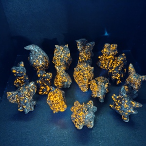 Pierres naturelles <span class=keywords><strong>de</strong></span> guérison en cristal, sculptures <span class=keywords><strong>de</strong></span> Yooperlite <span class=keywords><strong>de</strong></span> différentes formes pour la décoration <span class=keywords><strong>de</strong></span> bureau – Vente chaude - Product Image 2