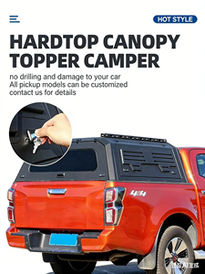 Hardtop en aluminium imperméable tout-terrain pour pick-up, compatible avec Ford F150 Ranger Tacoma Hilux Dmax Np300 JEEP RAM GMC - Product Image 5