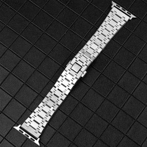 <span class=keywords><strong>Bracelet</strong></span> de montre en métal de qualité supérieure en acier inoxydable pour <span class=keywords><strong>bracelet</strong></span> de montre unisexe au design de luxe à fermoir pliant - Product Image 4