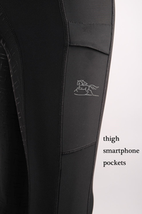 Leggings de Equitación con Agarre de Silicona para Mujer, Pantalones de Montar a Caballo y Conjunto de Accesorios Personalizables - Product Image 4