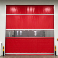 Porte rapide à enroulement en PVC imperméable de qualité industrielle, best-seller, pour entrée
