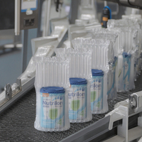 Film de protection antichoc gonflable personnalisé en PA pour emballage de biberons de lait en poudre et de préparations pour bébés