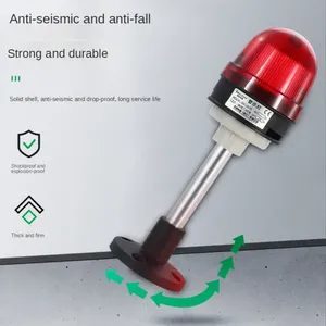 Luz de advertencia de baliza de carrera a prueba de agua de Venta caliente con zumbador Lámpara de alarma de audio y sonido tricolor para equipos mecánicos - Product Image 6