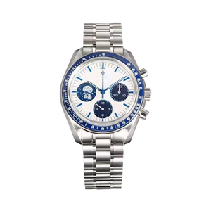 Montre de luxe haut de gamme multifonction sportive, design élégant et tendance, affichage des phases lunaires, aiguilles élégantes et simples. - Product Image 1