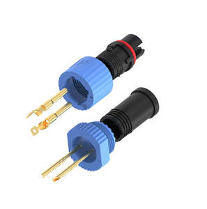 REUNION M15 Serie Hochwertiger wasserdichter LED-Beleuchtungs stecker Netz stecker buchsen <span class=keywords><strong>4P</strong></span> Stecker/Buchse Gewinde kupplung Niedrig - Product Image 2