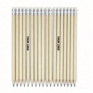 Lápiz de Madera Personalizable al por Mayor con Logotipo, 7 Pulgadas, HB 2B 2H, Regalo Promocional para el Regreso a Clases, Lápiz de Madera Personalizado con Borrador - Product Image 1