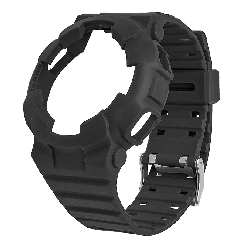 สีดำด้าน + หัวเข็มขัดเงิน