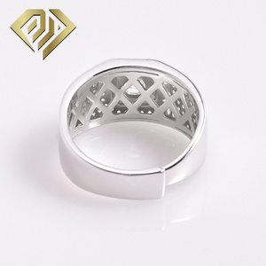 Anello da uomo in argento Sterling 925 da 1ct tendenze della moda per ragazzi - Product Image 4