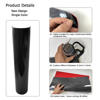 Vinilo Termotransferible Easycut Flock 0.5*25m, Resistente a Altas Temperaturas, Soluble en Agua, Tamaño Personalizado, para Plotter de Corte, DIY, Logotipos para Camisetas, Negro