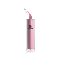 Bouteilles en plastique roses vides doubles de luxe en gros Emballage cosmétique pour rouge à lèvres