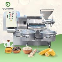 Machine de pressage à froid en acier inoxydable haute efficacité pour l'extraction d'huile de menthe poivrée, de cactus, de baobab noir, de graines d'avocat, de maïs et de soja