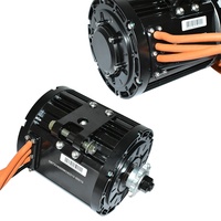 Moteur électrique de vélo QS138 90H 4000W longue portée, moteur à entraînement central triphasé PMSM 72V, moteur Qs pour moto AVT, karting