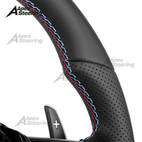 Volant de voiture en cuir pour BMW Série 3 X1 X3 X4 X5 X6 F10 F18 F11 F12 F30 F20 M M2 M3 M4 M5 M6 X5M F80 F82 F34 E46 E90 E91