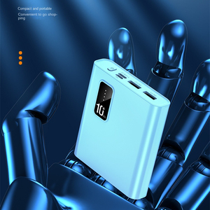 Sạc dự phòng di động 5000mAh/10000mAh mini, hỗ trợ hai cổng <span class=keywords><strong>USB</strong></span>, sạc nhanh, pin ngoài, quà tặng, OEM - Product Image 4