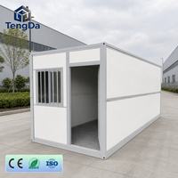 Maison préfabriquée mobile de conception moderne certifiée CE, maison modulaire en kit, conteneur habitable pliable et portable