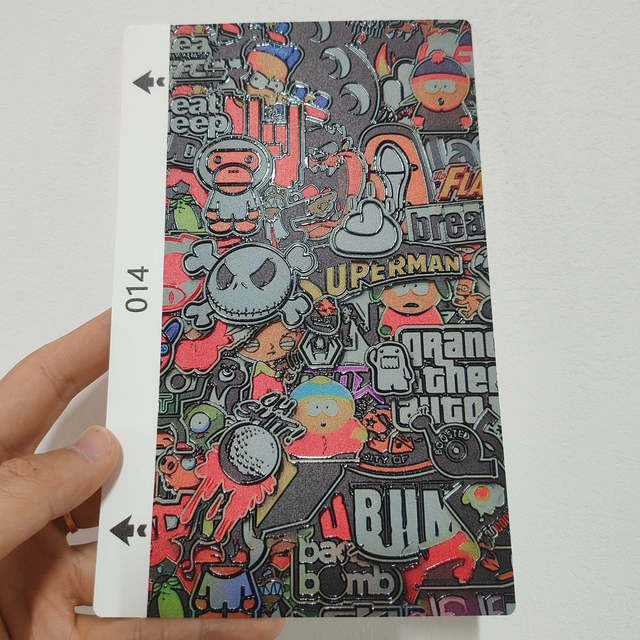 Personalized 3d Relief Embossed Phone Back Sticker for Smartphone Cutting Machine Sheets Phone Cover Skin Paper Hydrogel Film