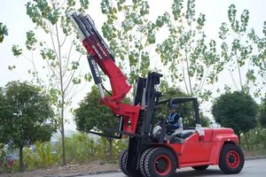 Chariot élévateur télescopique frontal Jiangwei 7 tonnes avec une hauteur de levage de 2000 mm et un moment de levage de 180 tonnes - Product Image 2