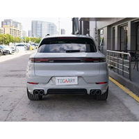 TEGARRY Luces Traseras LED de Alta Calidad Estilo Turbo para Cayenne 2024- 9y0.2, de Bajo a Alto, Material PP Rojo, Fácil Instalación