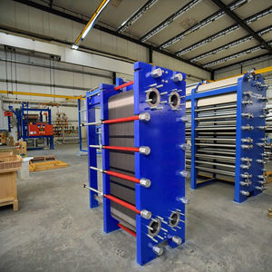 Scambiatore di Calore a Piastre Hotz Certificato CE/ISO9001, Design Compatto in Acciaio Inox 304/316/Titanio, Raffreddamento e Riscaldamento Liquidi - Product Image 1