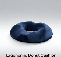 Coussin orthopédique ergonomique en mousse à mémoire de forme pour hémorroïdes et post-chirurgie de la prostate, coussin de siège annulaire pour soulager la douleur, idéal pour le bureau et la voiture