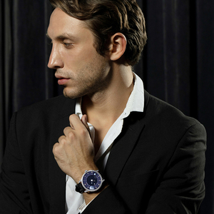 Reloj de Hombre de Lujo OEM de Acero Inoxidable, Movimiento Miyota, Cristal de Zafiro, Resistente al Agua 3ATM, Correa de Cuero Vacuno - Product Image 6