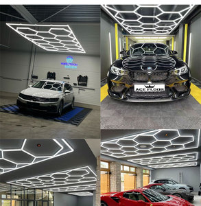 Đèn <span class=keywords><strong>LED</strong></span> nhà để xe hình lục giác giá rẻ, khuyến mãi nóng 6.0M*4.20M, đèn trang trí <span class=keywords><strong>LED</strong></span>, đèn tổ ong, đèn <span class=keywords><strong>LED</strong></span> nhà để xe, đèn làm việc - Product Image 3