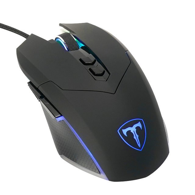 Adjustable DPI 800/3200/4800/6000/8000 Gaming Mouse 7 Programmable Buttons Wired RGB Optical Gaming Mouse
