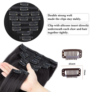 <span class=keywords><strong>Extensiones</strong></span> <span class=keywords><strong>de</strong></span> Cabello Humano Ruso Finas e Invisibles, Genius Weft, Doble Trama, Volumen Remy, Aspecto <span class=keywords><strong>Natural</strong></span>, Calidad <span class=keywords><strong>de</strong></span> Salón - Product Image 4