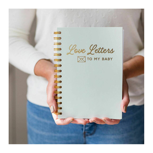 Cuaderno Espiral Personalizado con Láminas Doradas, Diario de <span class=keywords><strong>Embarazo</strong></span>, Cartas de Amor para <span class=keywords><strong>Mi</strong></span> Bebé, <span class=keywords><strong>Libro</strong></span> de Recuerdos para Futuras Mamás - Product Image 6