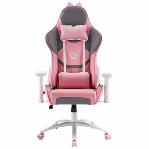 Superventas Rosa giratorio encantador Led corazón Gaming Silla Chaise <span class=keywords><strong>Gamer</strong></span> Rgb iluminación funcional <span class=keywords><strong>Gamer</strong></span> Pc silla con masaje - Product Image 2