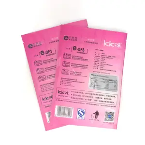 Plastic PE Pack Zipper Food Doypack Packaging Bags MOQ 500pcs Heat Seal Self Sealing Sterilized Reusable Mylar Stand Up Bags