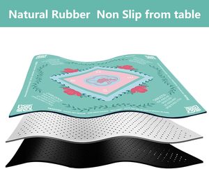 Tapis de Mahjong en Néoprène Antidérapant Personnalisé pour la Réduction du Bruit, avec Règles de Jeu Imprimées pour le <span class=keywords><strong>Poker</strong></span> Américain – Vente en Gros - Product Image 2