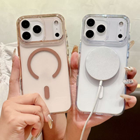 Telefoonhoesje Heren Transparant Magnetisch Schokbestendig Voor Iphone