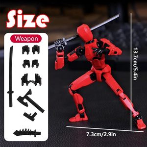 Robot de cambio de forma móvil multiarticulado 2,0 maniquí impreso en 3D modelo de acción ficticia muñeca juguete chico regalo - Product Image 4