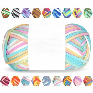 4mm Chunky Bags Baskets Genuine Cotton Stuffing Easy Peasy 68% Cotton 32% Nylon Hand Woven DIY <b>Yarn</b>, Braid Tube <b>Yarn</b> - Product Image 1