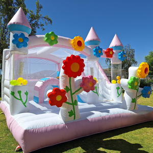 Castillo Inflable Comercial <span class=keywords><strong>de</strong></span> Alta Calidad <span class=keywords><strong>con</strong></span> Tobogán, Parque Infantil Inflable <span class=keywords><strong>con</strong></span> Temática Floral, <span class=keywords><strong>Casa</strong></span> <span class=keywords><strong>de</strong></span> Brinco <span class=keywords><strong>con</strong></span> Tobogán y <span class=keywords><strong>Piscina</strong></span> <span class=keywords><strong>para</strong></span> Bodas - Product Image 2
