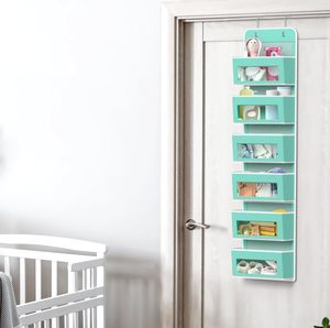 Organizzatore da Appendere Sopra la Porta <span class=keywords><strong>a</strong></span> 6 Livelli con 12 Tasche Trasparenti, Organizzatore per Armadio - Product Image 6
