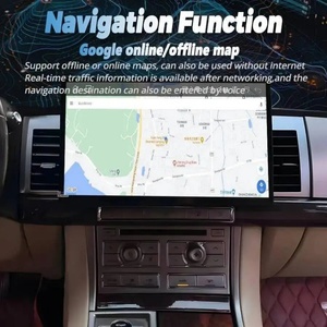 หน้าจอสัมผัส Android 15 ขนาด 13.3 นิ้ว สำหรับ Jaguar XF ปี 2008-2015 ระบบนำทาง GPS เครื่องเสียงติดรถยนต์ มัลติมีเดีย เครื่องเล่นวิดีโอ ชุดหัวหน้าจอพร้อม CarPlay - Product Image 4