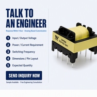 Transformateur à noyau de ferrite Chopper pour fabricants de transformateurs de pilotes LED et transformateurs SMPS haute tension