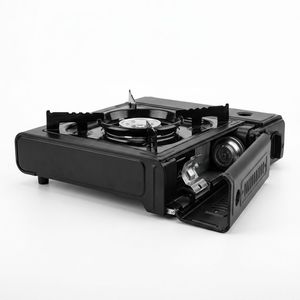 Réchaud à butane portable certifié CE 2,1 kW avec étui rigide, brûleur unique coupe-vent pour pique-nique, barbecue et situations d'urgence - Product Image 4