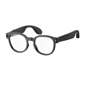 Smart <b>Glasses</b> With Single <b>Camera</b> PLASTIC TITANIUM Frame Black Round Design AI Assistant Wearable G1 - Product Image 1