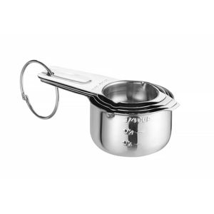 Juego de 4 Tazas Medidoras para Repostería HENDI de 135x80x45mm para las Necesidades de su Cocina - Product Image 1