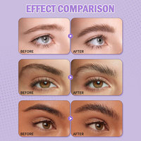 Gel Fijador de Cejas Transparente a Prueba de Agua con Logotipo Personalizado, 24 Horas de Larga Duración, Pegamento para Estilizar Cejas, Cera Transparente para Esculpir Cejas