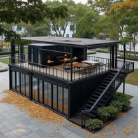 Villa préfabriquée de luxe, kit de maison en acier, villas en acier léger, villa préfabriquée, maison mobile