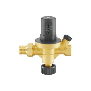 Válvula Reductora <span class=keywords><strong>de</strong></span> Presión <span class=keywords><strong>de</strong></span> Latón HEAPE HP-FV03 con Manómetro, CW617, 1/2" MxF - Product Image 2