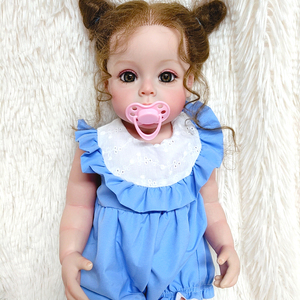 Hochwertige beliebte Mode pädagogische weiche wieder geborene Puppen Silikon Neugeborenes Baby Echte lebensechte wieder geborene Baby puppen - Product Image 5