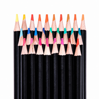 FLOWood Windmill Garden, ensemble de 160 crayons de couleur à base d'huile, crayons de dessin pour artistes avec sac en toile portable à fermeture éclair