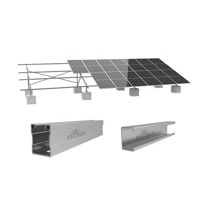 solar panel stand for ground