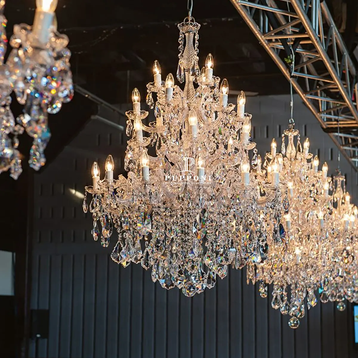 Art Pendant Light Manufacturers Wedding Centerpieces Decorative Luxury Hanging Lamp Hotel Stair Indoor K9 Crystal Chandelier